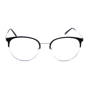 OTTOTO 35-000504 TALINUM BLACK SILVER RX EYEGLASSES FRAMES 52-19